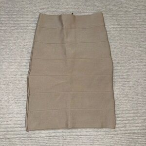 bebe | shimmer bandage skirt